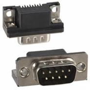 182-009-113R161 NorComp Signal 2 Rows Housing/Shell (Unthreaded) Ground Strap, Grounding Indents