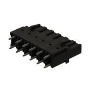 ELFB06280 Amphenol PCD Vertical Header, Female Sockets Solder Interlocking (Side), Retention Latches