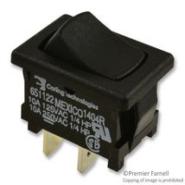 651122-BB-0N Carling Technologies 651 Quick Connect Terminal Sub-Miniature Rocker Switch