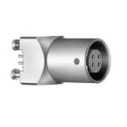 EZG.1B.307.CLN LEMO Receptacle, Female Sockets Through Hole IP50 - Dust Protected 7 Positions