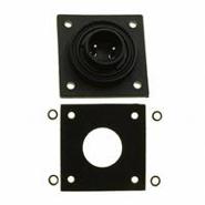 PX0764/P Bulgin Keyed Receptacle, Male Pins Panel Mount, Flange 2 Positions